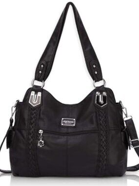 🆕 Large Purses for Women Soft PU Leather Hobo Bag for Women Shoulder Bag